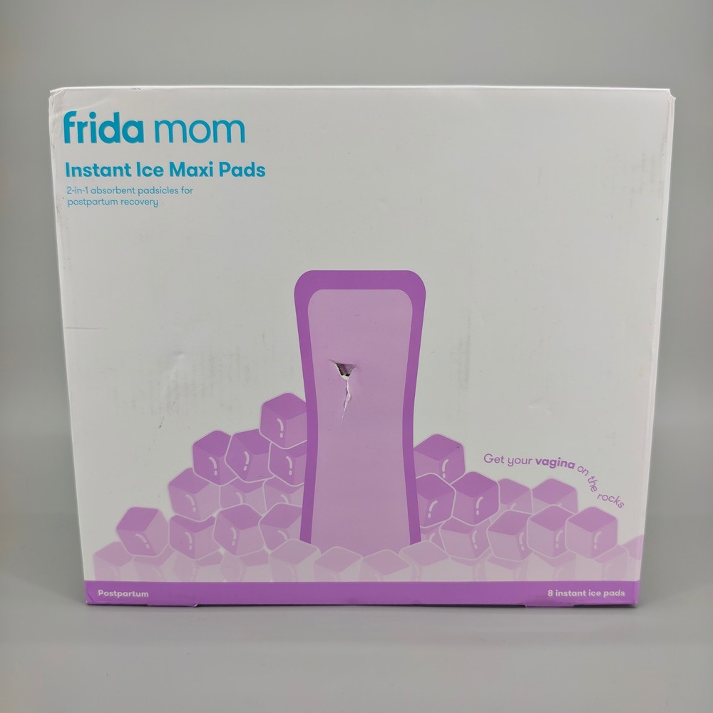 Frida Mom Instant Ice Maxi Pads 8 Count Postpartum Recovery 2-in-1 Padsicles New